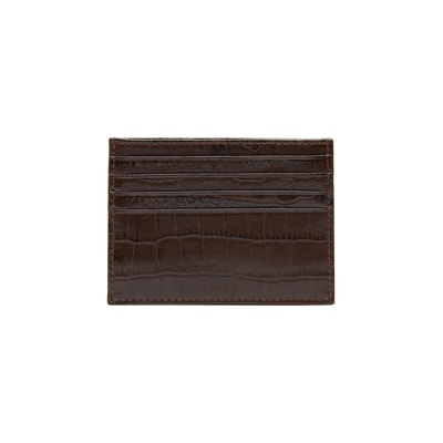 Kahve Fraser Deri Kartlık