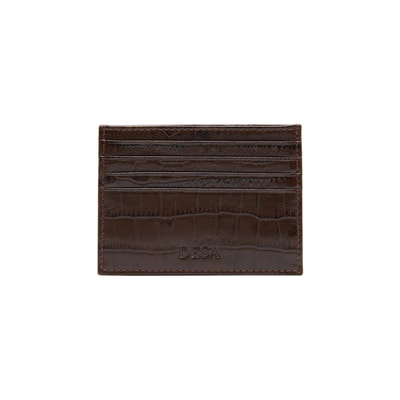 Kahve Fraser Deri Kartlık