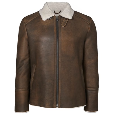 Kahve Leonel Erkek Kürk Mont