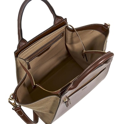 Kahve Trian Kadın Deri El Çantası