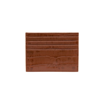 Kahve Vidal Floter Deri Kartlık