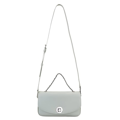 Karla Yeşil Kadın Deri Omuz Çantası