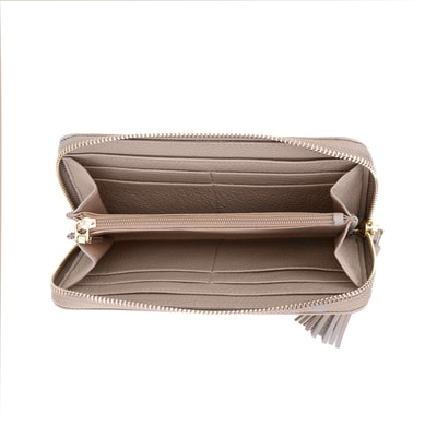 Kathleen Bej Kadın Deri Cüzdan