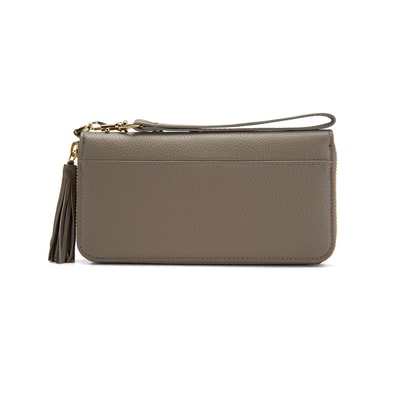 Kathleen Gri Kadın Deri Cüzdan