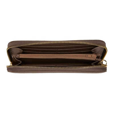 Kathleen Kahve Kadın Deri Cüzdan