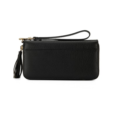 Kathleen Siyah Kadın Deri Cüzdan
