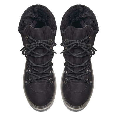 Kavya Siyah Kadın Süet Bot