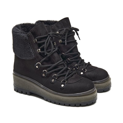 Kavya Siyah Kadın Süet Bot