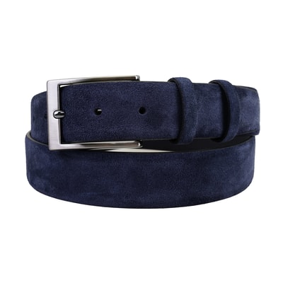 Keanu Lacivert Erkek Spor Deri Kemer