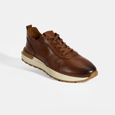 Ketrina Taba Erkek Deri Bağcıklı Günlük Ayakkabı