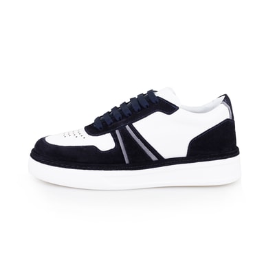 Kirk Lacivert Erkek Deri Spor Ayakkabı