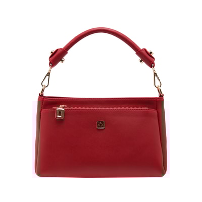 Kırmızı Berta Kadın Omuz Askılı Çanta