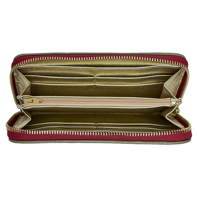 Kırmızı Bibiana Kadın Deri Cüzdan