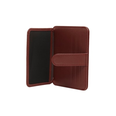 Kırmızı Galeno Erkek Deri Kartlık