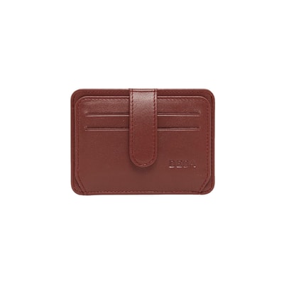 Kırmızı Galeno Erkek Deri Kartlık