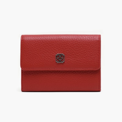 Kırmızı Kadın Deri Cüzdan