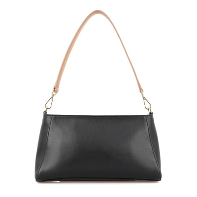 Knospe Siyah Kadın Deri Omuz Çantası