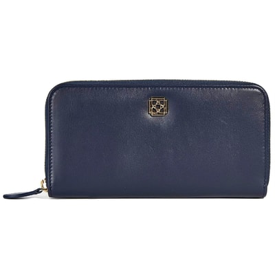 Lacivert Bibiana Kadın Deri Cüzdan