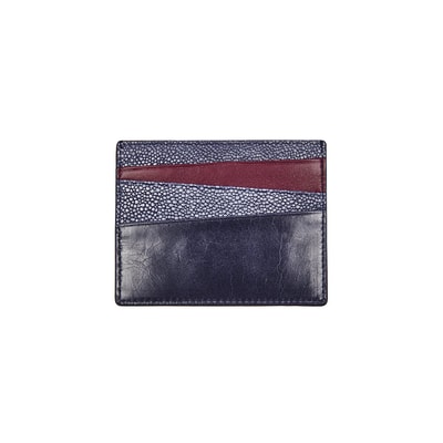 Lacivert Eleena Kadın Deri Kartlık