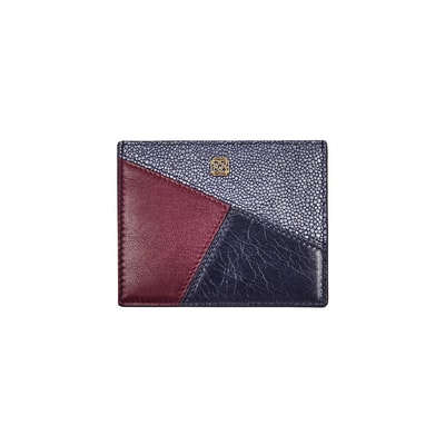 Lacivert Eleena Kadın Deri Kartlık