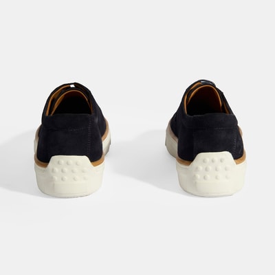 Lacivert Erkek Bağcıklı Süet Günlük Ayakkabı