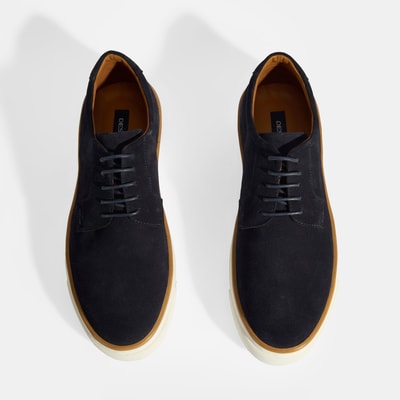 Lacivert Erkek Bağcıklı Süet Günlük Ayakkabı