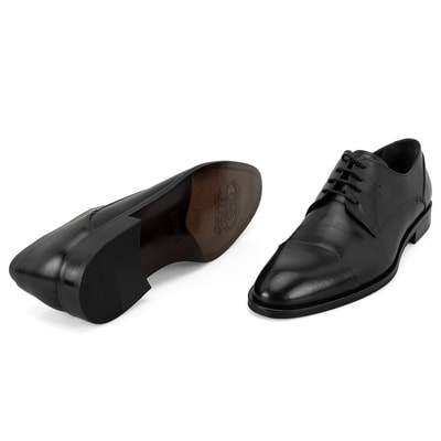 Lamont Siyah Erkek Deri Klasik Ayakkabı