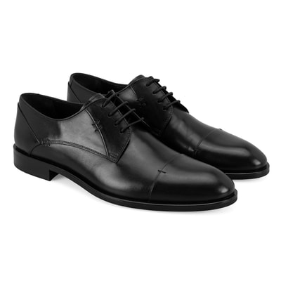 Lamont Siyah Erkek Deri Klasik Ayakkabı