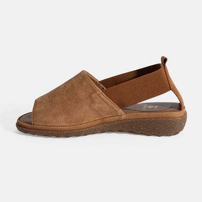 Laney Taba Kadın Nubuk DesaComfort Deri Sandalet