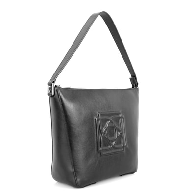 Lauretta Siyah Kadın Deri Omuz Çantası