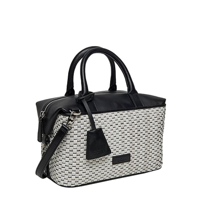 Lavendar Kadın Örgülü Deri Kol Çantası