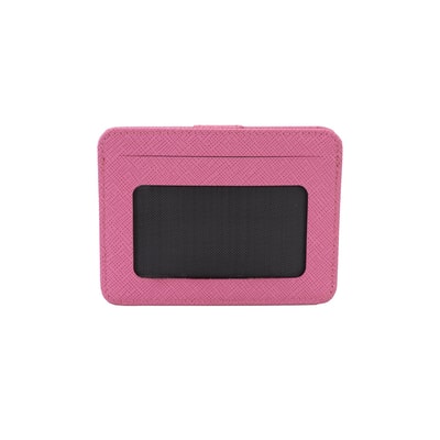 Lenora Pembe Kadın Deri Kartlık