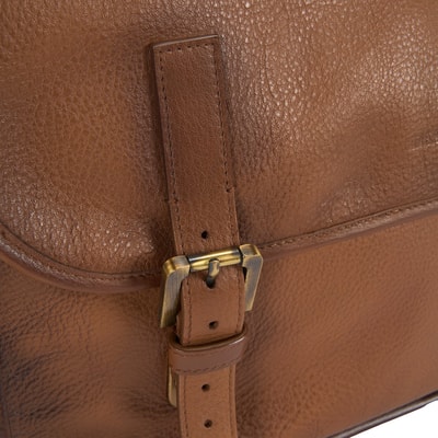 Leonel Kahve Vintage Deri Evrak Çantası