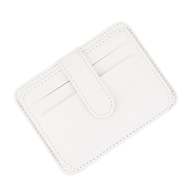 Lerona Beyaz Deri Kartlık