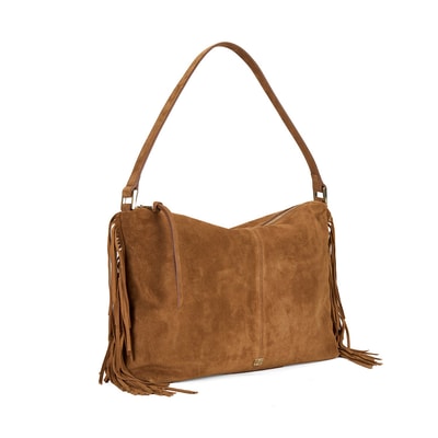 Letisya Taba Kadın Püsküllü Süet Çanta