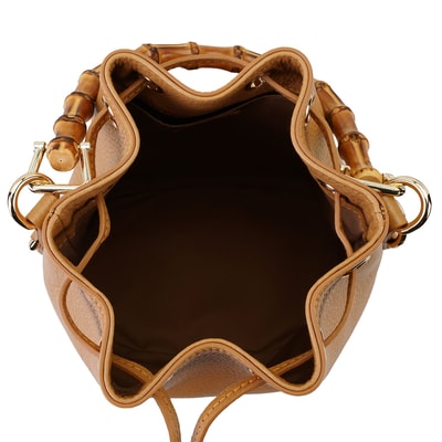 Lexy Taba Kadın Bambu Askılı Deri Omuz Çantası