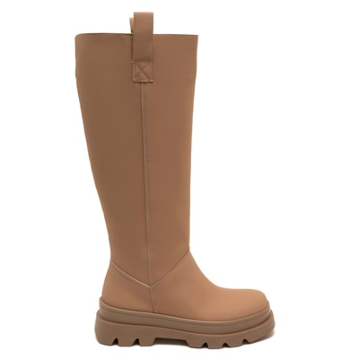 Liana Krem Kadın Çizme