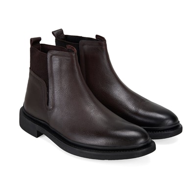 Lianne Kahve Erkek Deri Bot