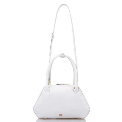 Lillesol Beyaz Kadın Deri Omuz Çantası