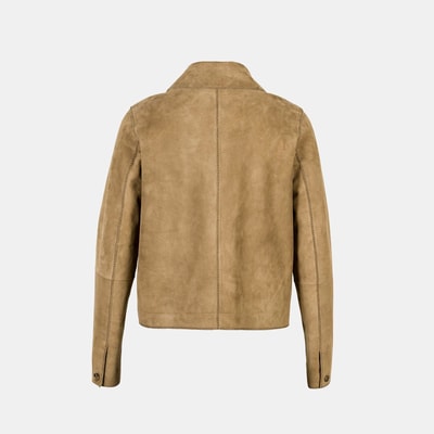 Limited Edition Kadın Vizon Süet Kısa Ceket