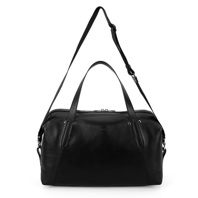 Lincoln Siyah Erkek Deri Seyahat Çantası