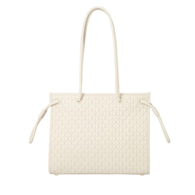 Linda Beyaz Kadın Deri Omuz Askılı Çanta