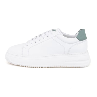 Lindon Beyaz Erkek Deri Spor Ayakkabı