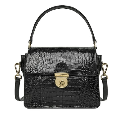 Lisare Kadın Kroko Baskılı Deri Omuz Askılı Çanta