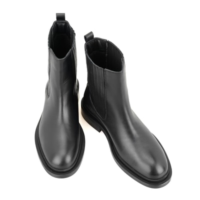 Luana Siyah Kadın Deri Bot