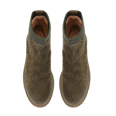 Luca Grossi Edda Yeşil Kadın Lastikli Chelsea Bot