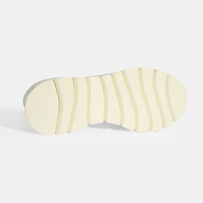 Luca Grossi Kadın Beyaz Bağcıklı Deri Spor Ayakkabı