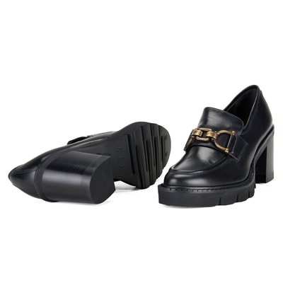 Luca Grossi Siyah Kadın Deri Günlük Ayakkabı
