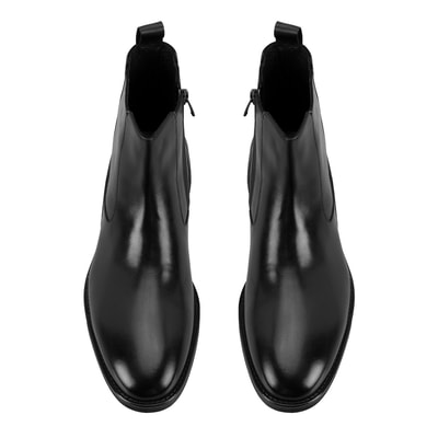 Luella Siyah Erkek Deri Bot