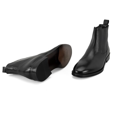 Luella Siyah Erkek Deri Bot